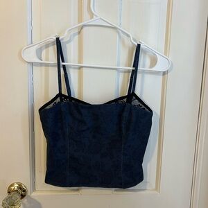 Edikted Dark Blue Camisole Top